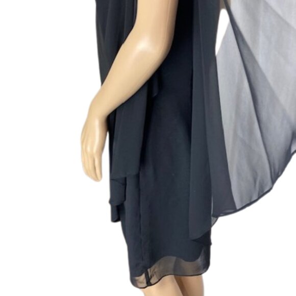 Bellissima Embroidered One Shoulder Cocktail Dress - Picture 6 of 10